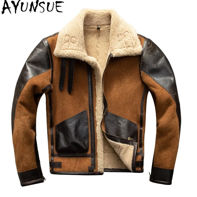 AYUNSUE Vintage Real Fur Coat Man Warm Winter 2026 Genuine Sheepskin Fur Leather Jacket Men Fashion Natural Lamb Wool Fur Coats
AYUNSUE Vintage Real Fur Coat Man Warm Winter 2026 Genuine Sheepskin Fur Leather Jacket Men Fashion Natural Lamb Wool Fur Coats