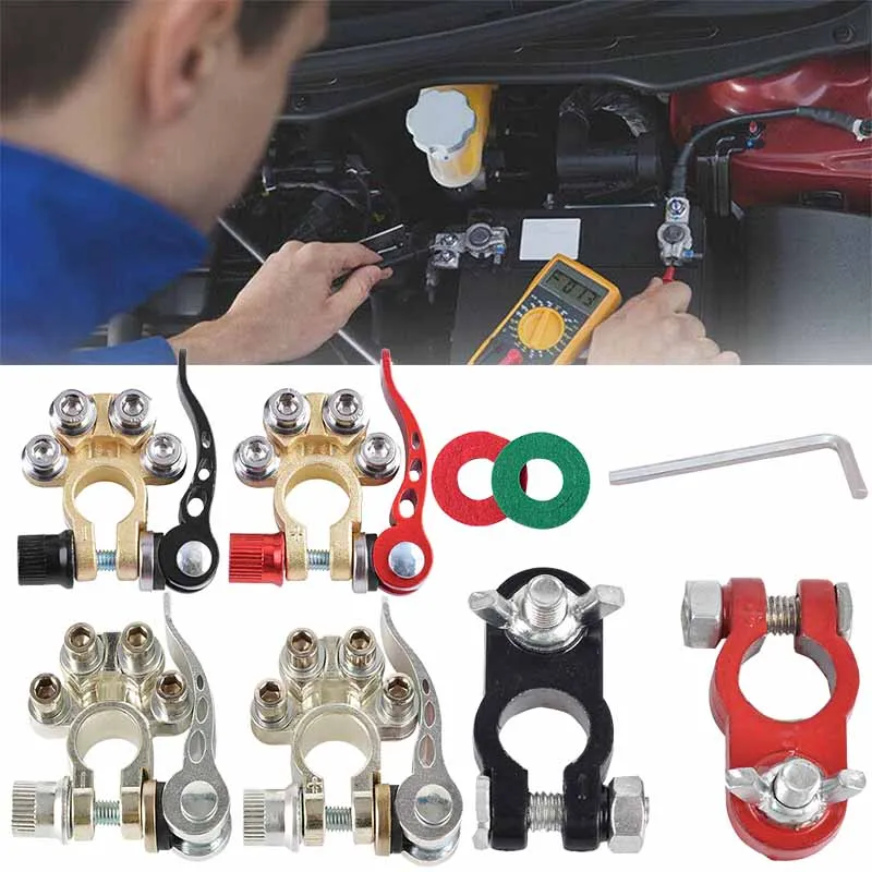 Комплект разъемов для морской батареи с быстроразъемными положительными и отрицательными зажимами для кабелей аккумуляторной батареи с верхней стойкой 12 В/24 В
Комплект разъемов для морской батареи с быстроразъемными положительными и отрицательными зажимами для кабелей аккумуляторной батареи с верхней стойкой 12 В/24 В