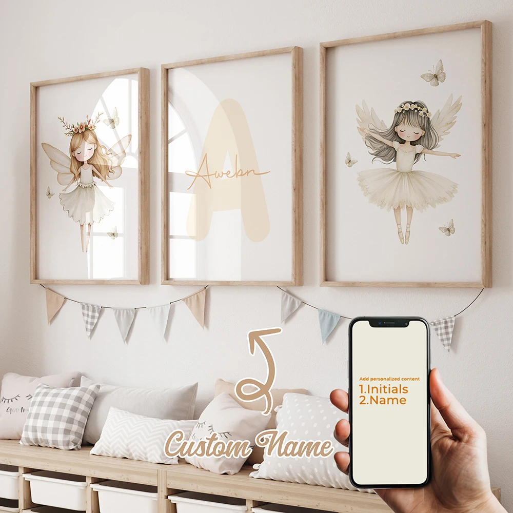 3pcs Personalized Name Custom Cute Elf Dancing Butterfly Wreath Wall Art Print Picture Living Room Kids Room Home Decor
3pcs Personalized Name Custom Cute Elf Dancing Butterfly Wreath Wall Art Print Picture Living Room Kids Room Home Decor