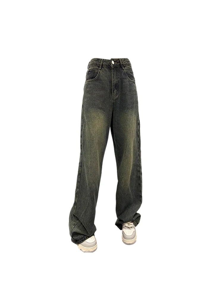 Women's Vintage Blue Y2k Jeans Harajuku 2000s Punk Aesthetic High Waist Pippie Jeans Denim Pants Wide Leg Cowboy Trouser Clothes
Women's Vintage Blue Y2k Jeans Harajuku 2000s Punk Aesthetic High Waist Pippie Jeans Denim Pants Wide Leg Cowboy Trouser Clothes
