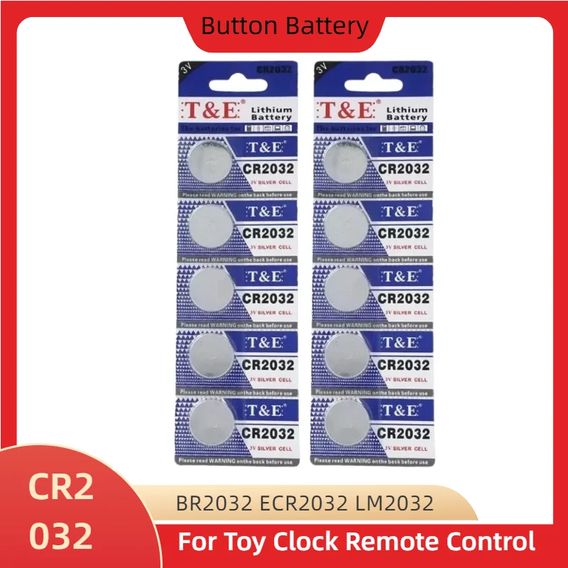 Новые литиевые кнопочные батарейки CR2032 (BR2032, ECR2032, LM2032, 5004LC) 3В, 5-100 шт., для часов, игрушек, пультов ДУ
Новые литиевые кнопочные батарейки CR2032 (BR2032, ECR2032, LM2032, 5004LC) 3В, 5-100 шт., для часов, игрушек, пультов ДУ