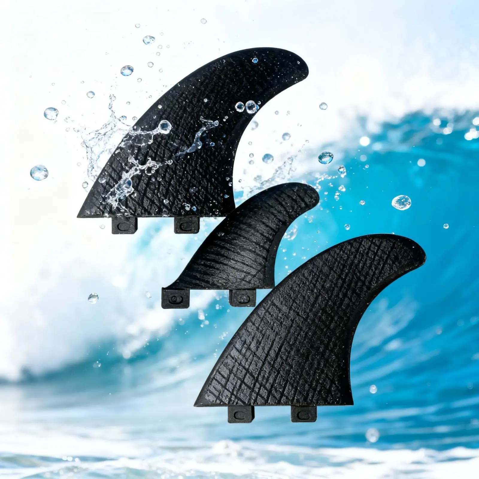 3 Pieces Surfboard Fin Set Lightweight Thruster Fin Set Paddleboard Fins Watersport Equipment for Surfers
3 Pieces Surfboard Fin Set Lightweight Thruster Fin Set Paddleboard Fins Watersport Equipment for Surfers