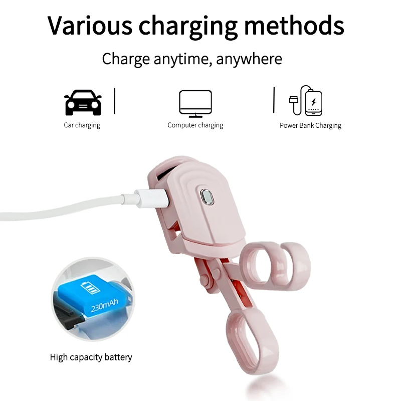 Новые электрические щипцы для завивки ресниц с подогревом, тип зарядного устройства, три уровня температуры, перезаряжаемый утюг для завивки ресниц, красота, здоровье
Новые электрические щипцы для завивки ресниц с подогревом, тип зарядного устройства, три уровня температуры, перезаряжаемый утюг для завивки ресниц, красота, здоровье