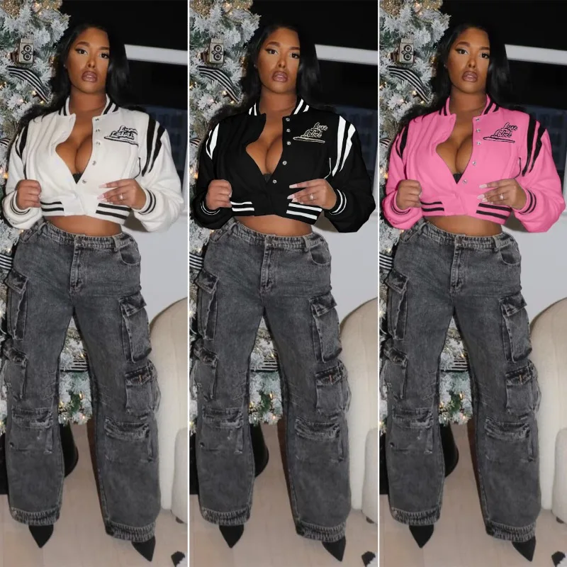 Embroidery Color Patchwork Slim Short Jacket Women Autumn Long Sleeve Single Breasted Buttons Pockets Casual Coat Y2k Streetwear
Embroidery Color Patchwork Slim Short Jacket Women Autumn Long Sleeve Single Breasted Buttons Pockets Casual Coat Y2k Streetwear