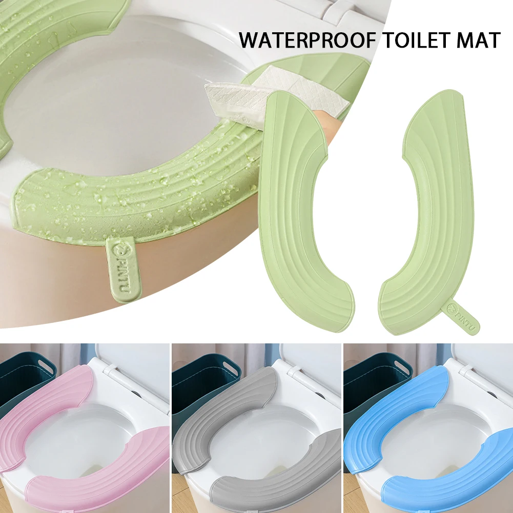 Soft EVA Waterproof Toilet Seat Cover, Lid Cover Cushion, Bathroom Decor Accessories, Reusable Mat, Four Seasons
Soft EVA Waterproof Toilet Seat Cover, Lid Cover Cushion, Bathroom Decor Accessories, Reusable Mat, Four Seasons