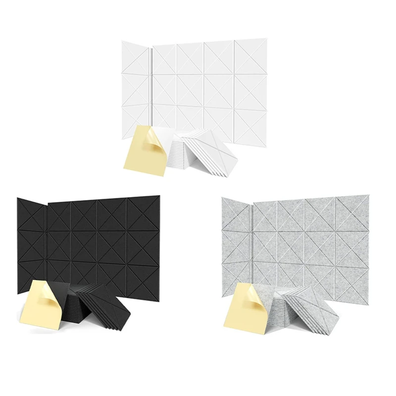 A75T 12Pack Acoustic Panels With Self-Adhesive, 12X12x0.4Inch Sound Proof Foam Panels, Sound Absorbing Tile For Walls
A75T 12Pack Acoustic Panels With Self-Adhesive, 12X12x0.4Inch Sound Proof Foam Panels, Sound Absorbing Tile For Walls
