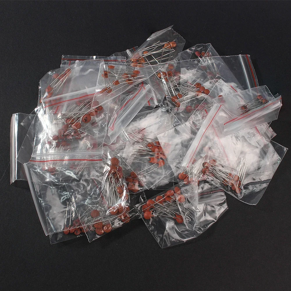 300pcs/set 50V 2pF~0.1uF Ceramic Capacitor set Packag, 30 Values Electronics Components Assorted Kit, 100nf 100pf 470pf 33pf
300pcs/set 50V 2pF~0.1uF Ceramic Capacitor set Packag, 30 Values Electronics Components Assorted Kit, 100nf 100pf 470pf 33pf