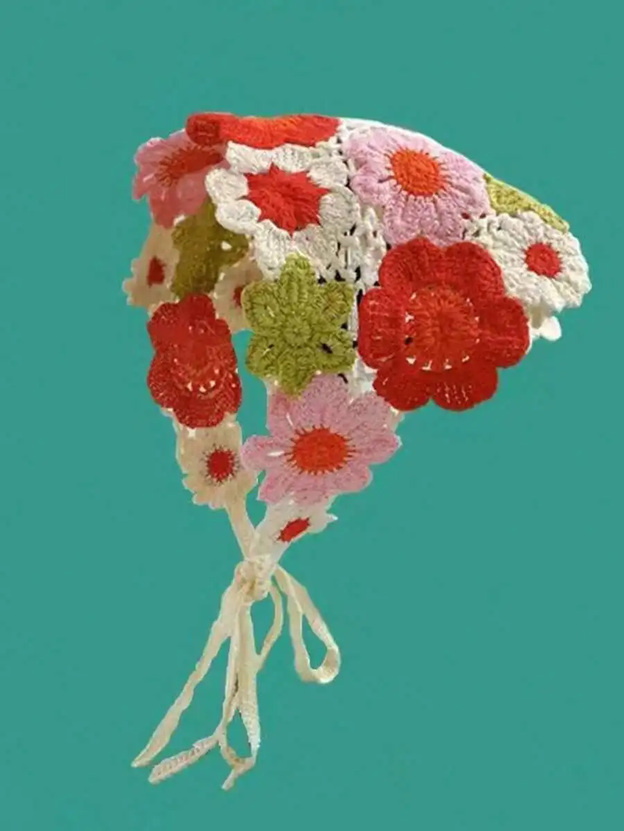 Crochet Floral Headband For Women Bohemian Hair Accessory Summer Beach Vacation
Crochet Floral Headband For Women Bohemian Hair Accessory Summer Beach Vacation