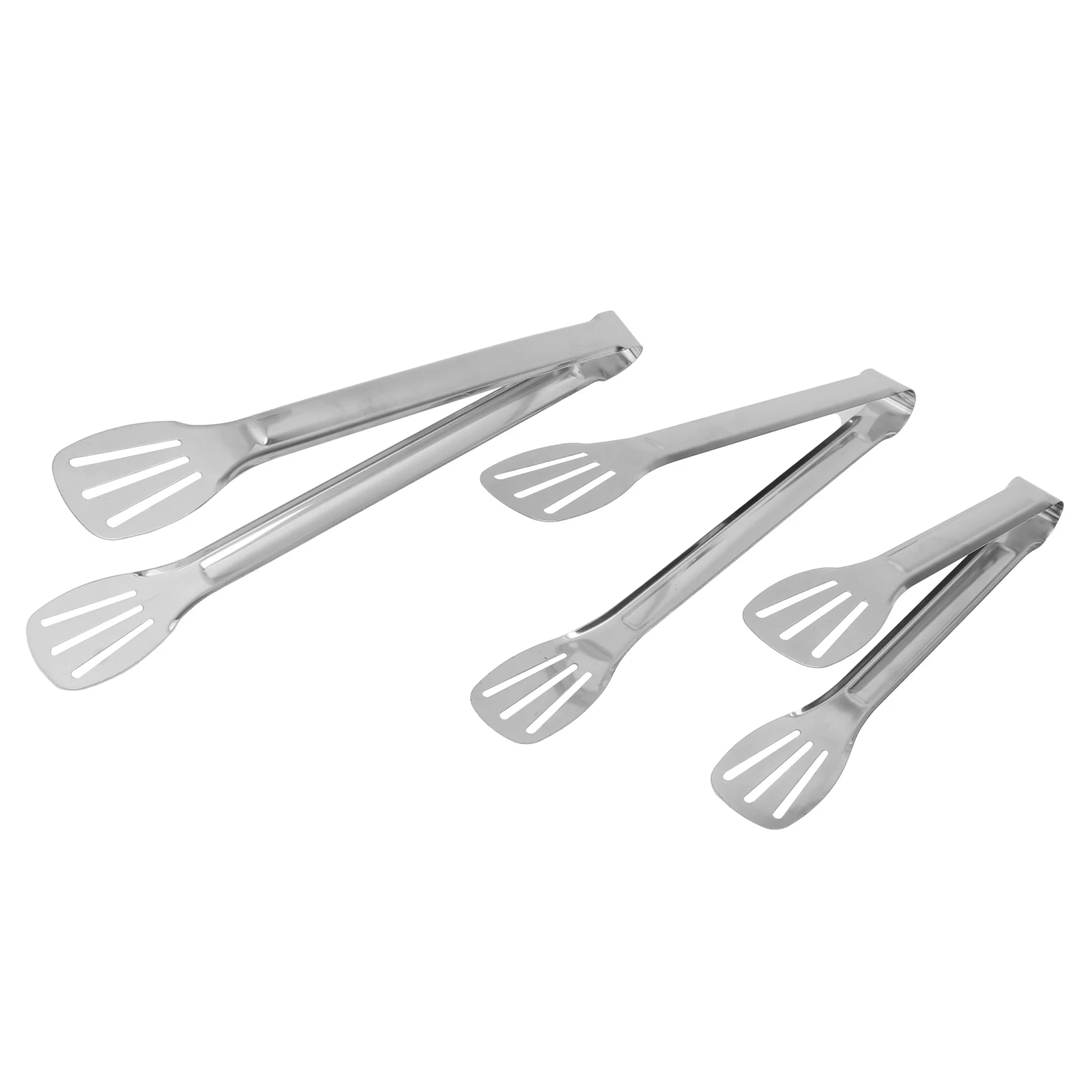 3 Pcs Food Tongs Black Stainless Steel Kitchen BBQ Grill Baking Heat Resistant Corrosion Resistant Lightweight Salad Bread Steak
3 Pcs Food Tongs Black Stainless Steel Kitchen BBQ Grill Baking Heat Resistant Corrosion Resistant Lightweight Salad Bread Steak