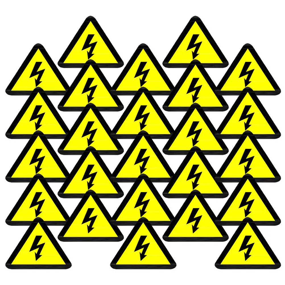 30 шт. предупреждающих наклеек от электрического тока, этикетки безопасности от высокого напряжения для электрических панелей, промышленного оборудования, складов, офисов
30 шт. предупреждающих наклеек от электрического тока, этикетки безопасности от высокого напряжения для электрических панелей, промышленного оборудования, складов, офисов