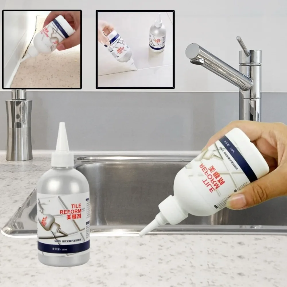 150ml Water-based Grouting Grout for Household Ceramic Tiles and Floor Tiles, Filling Gaps with Waterproof and Anti Mold Grout
150ml Water-based Grouting Grout for Household Ceramic Tiles and Floor Tiles, Filling Gaps with Waterproof and Anti Mold Grout