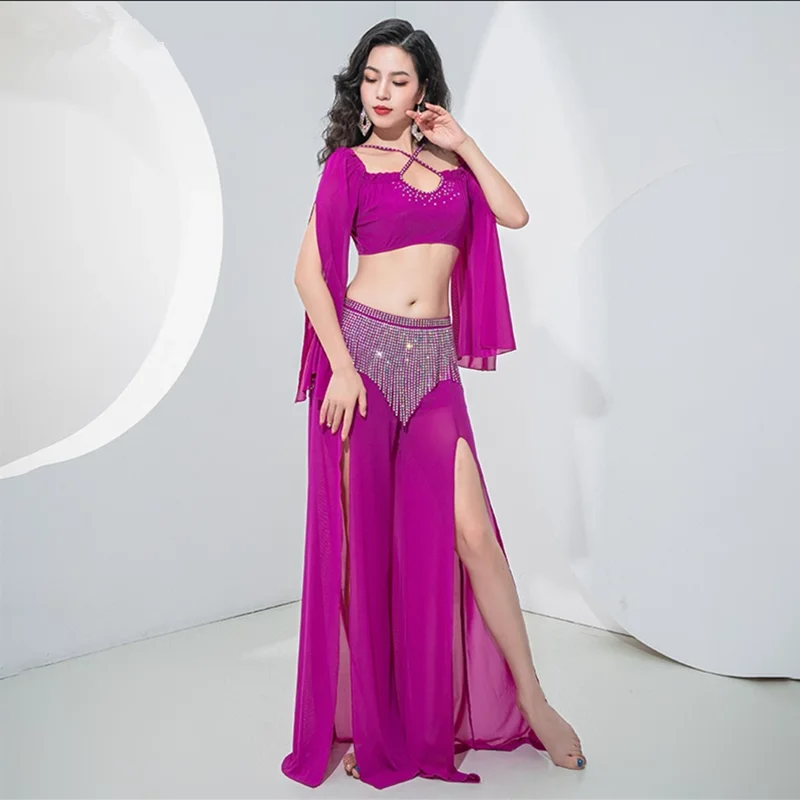 Belly Dance Costume for Women Long Sleeves Top+pant Stones Tassel Pants Oriental Practice Clothing Adult Belly Dancing Outfit
Belly Dance Costume for Women Long Sleeves Top+pant Stones Tassel Pants Oriental Practice Clothing Adult Belly Dancing Outfit