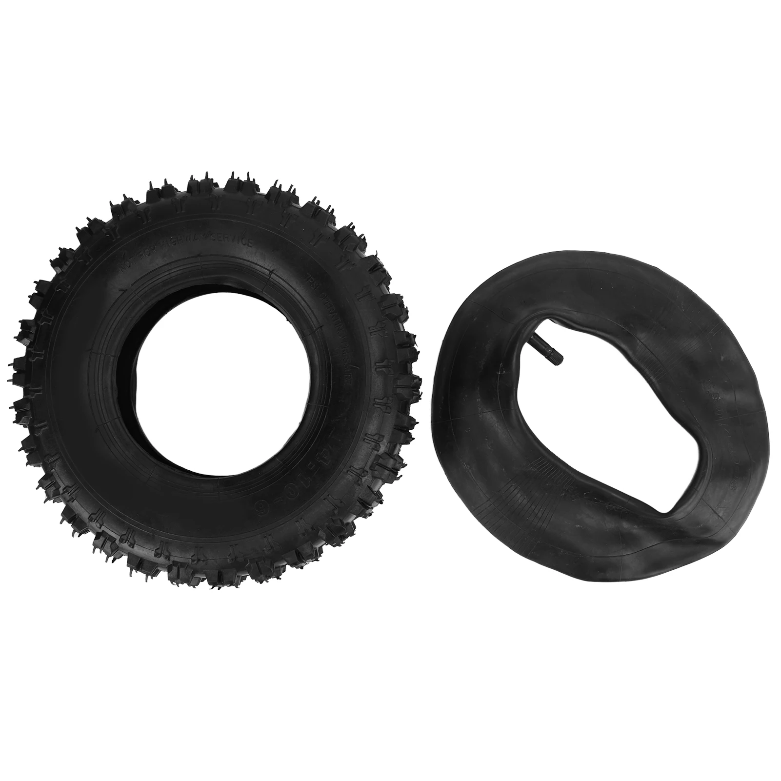 Thicken Tire 4.10‑6 Inner Tube Outer Tire Thicken Rubber Tire for ATV Go Kart Mini Quad 47cc 49cc Snow Motorcycle Go Kart Tire 
Thicken Tire 4.10‑6 Inner Tube Outer Tire Thicken Rubber Tire for ATV Go Kart Mini Quad 47cc 49cc Snow Motorcycle Go Kart Tire