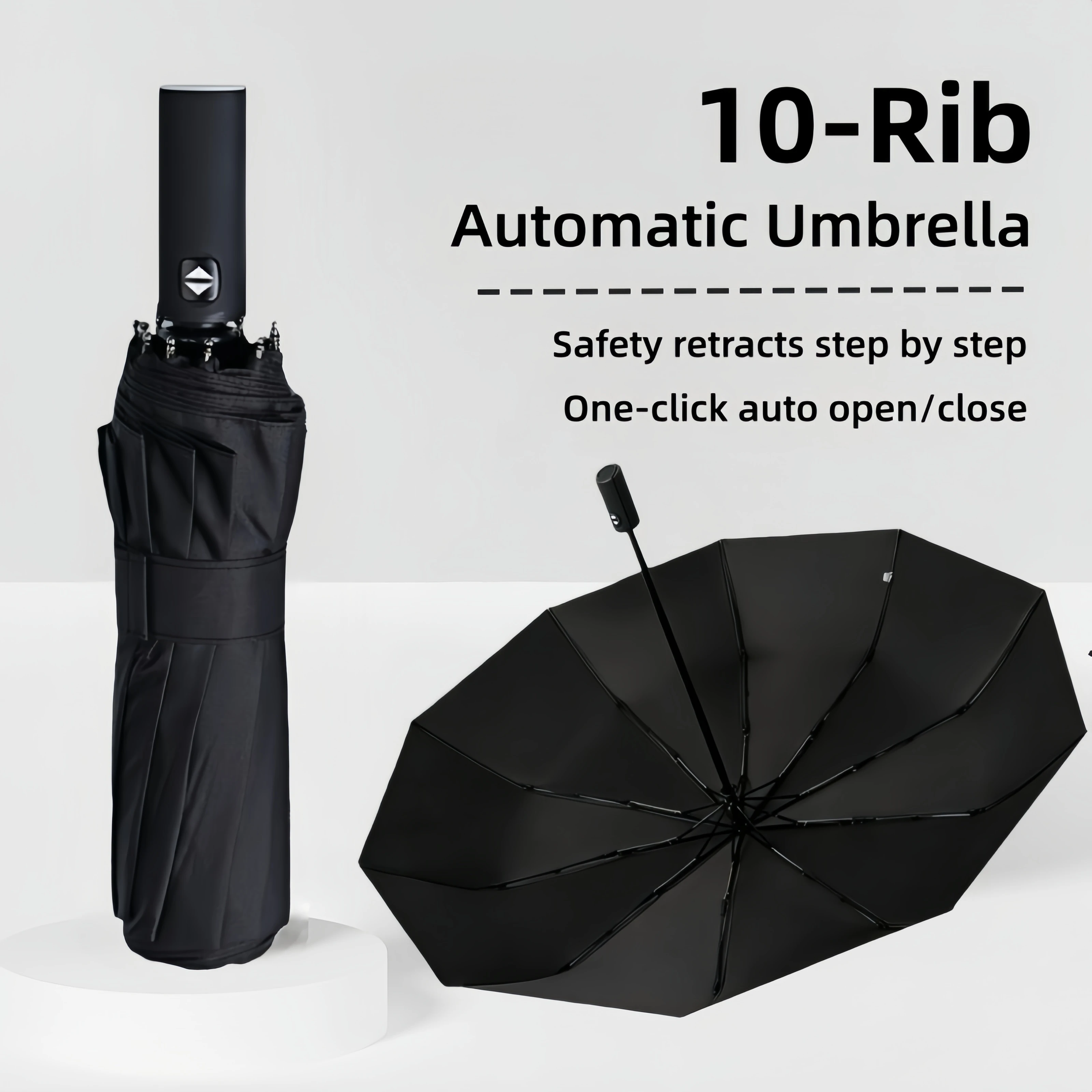 Автоматический зонт с 10 ребрами, утолщенный, усиленный, ветрозащитный, с черным УФ-покрытием, для ежедневного использования, подарок на День рождения, Новый год, Рождество
Автоматический зонт с 10 ребрами, утолщенный, усиленный, ветрозащитный, с черным УФ-покрытием, для ежедневного использования, подарок на День рождения, Новый год, Рождество