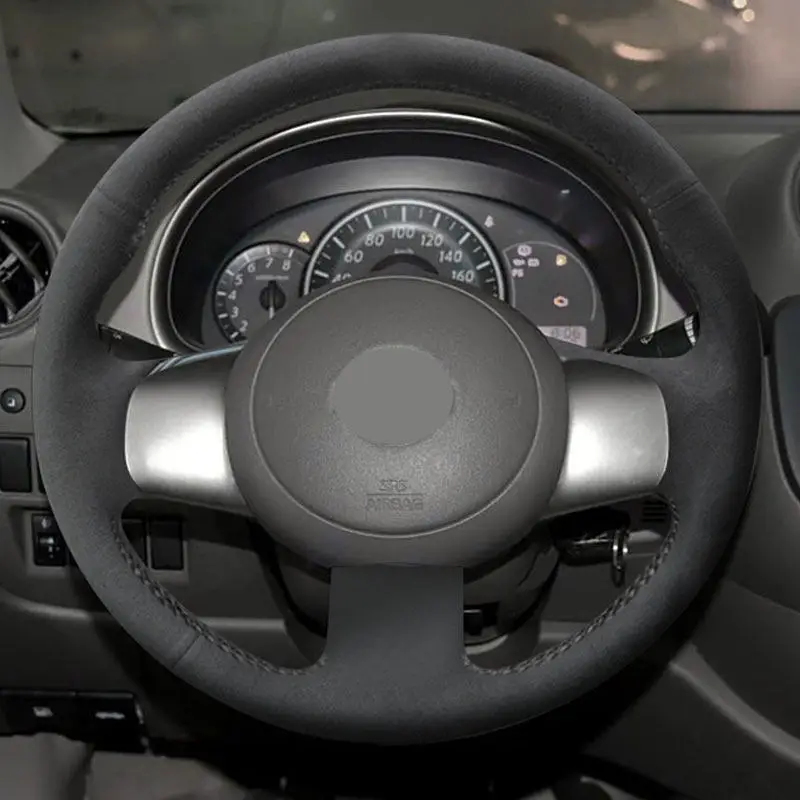 Для Nissan Versa 2011-2013 марта 2010-2015 Sunny 2012-2014 ручная прошивка замшевая перфорированная кожаная накладка на руль автомобиля
Для Nissan Versa 2011-2013 марта 2010-2015 Sunny 2012-2014 ручная прошивка замшевая перфорированная кожаная накладка на руль автомобиля