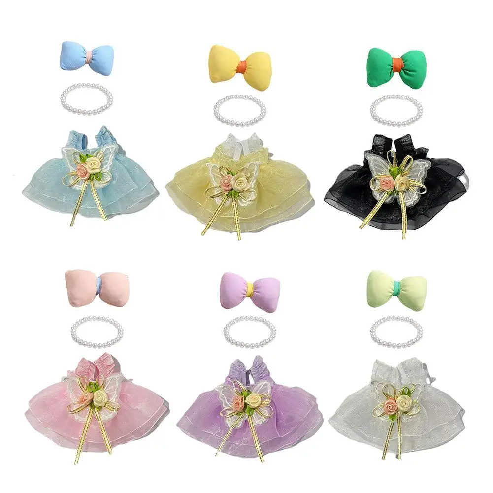 For Labubu 17cm Doll's Clothes Lace Princess Dress Pearl Necklace Bow Suit Plush Toy Sweet Outfit Accessories For Child Gift
For Labubu 17cm Doll's Clothes Lace Princess Dress Pearl Necklace Bow Suit Plush Toy Sweet Outfit Accessories For Child Gift