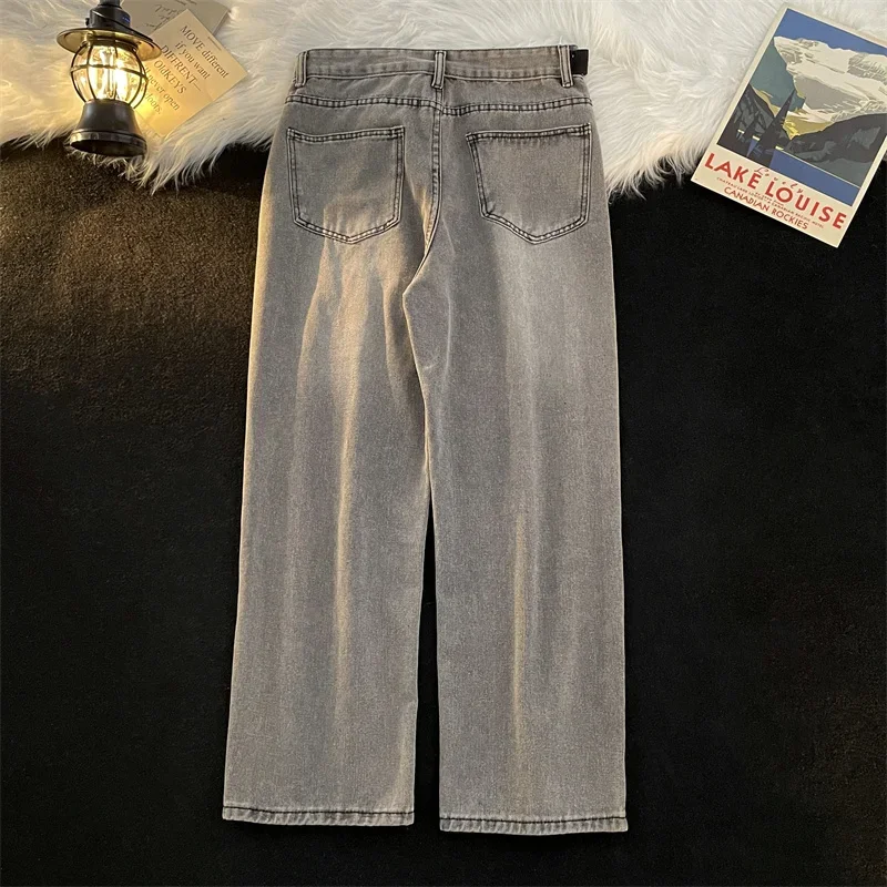 PantsEuropean and American Style Black Jeans Men High Street Pants Men's Hip-hop Fashion Vintage Straight Loose Denim Trousers
PantsEuropean and American Style Black Jeans Men High Street Pants Men's Hip-hop Fashion Vintage Straight Loose Denim Trousers