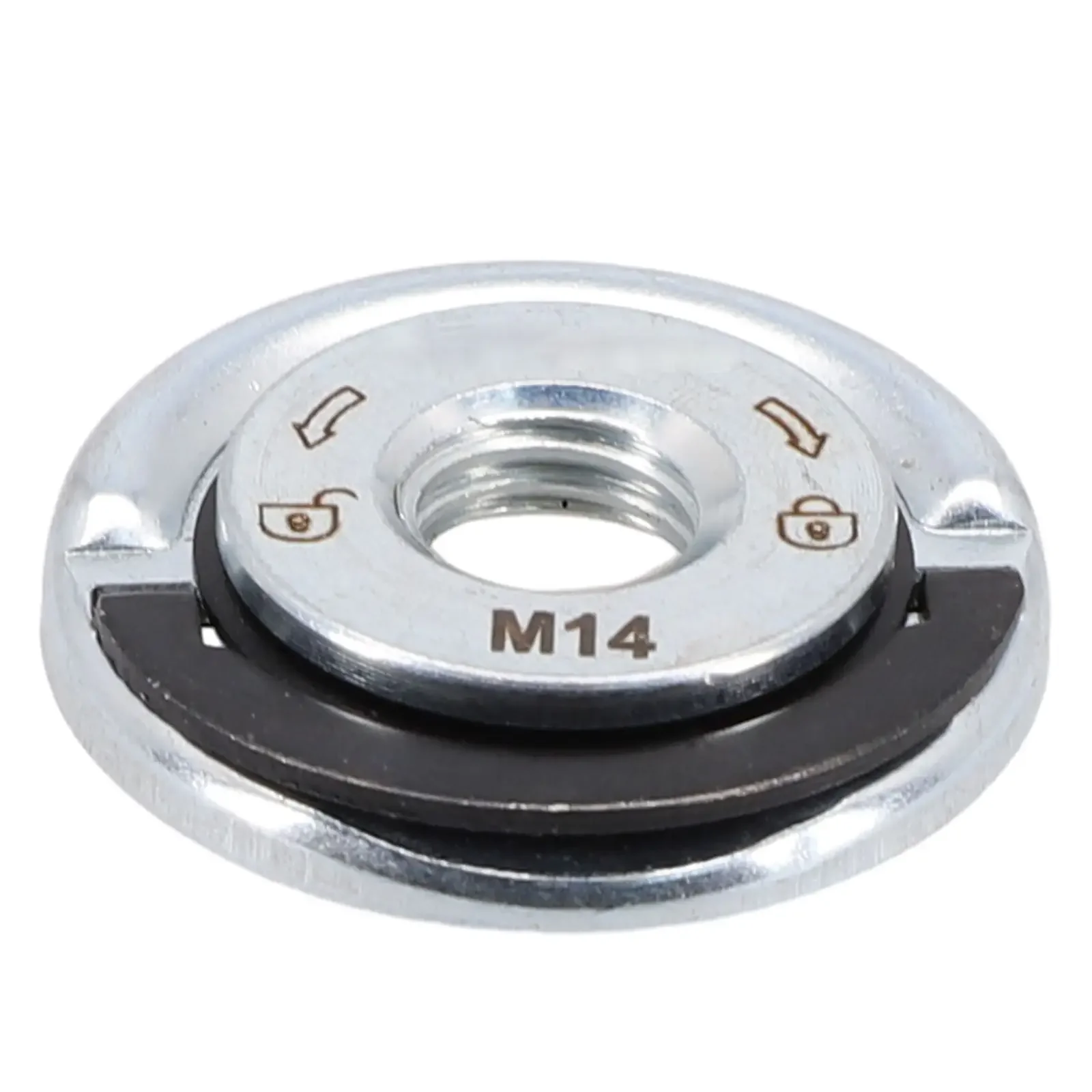 1pc Quick Release Flange Nut Plate For M14 Angle Grinder Self-Locking Grinder Thread Angle Grinding Plate Power Chuck Tool Part
1pc Quick Release Flange Nut Plate For M14 Angle Grinder Self-Locking Grinder Thread Angle Grinding Plate Power Chuck Tool Part