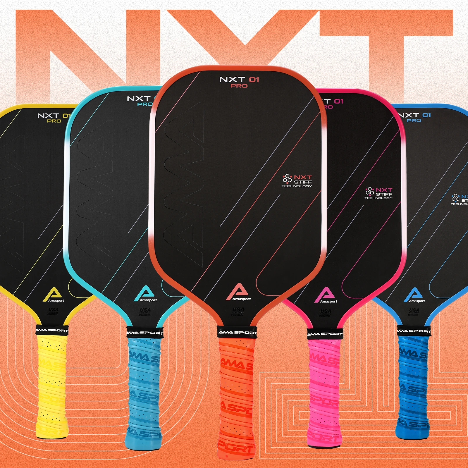 Ready to Ship AMA Sport NXT01 Series High Performance 14/16MM Pickleball Paddle USAPA Approved Super Durable
Ready to Ship AMA Sport NXT01 Series High Performance 14/16MM Pickleball Paddle USAPA Approved Super Durable