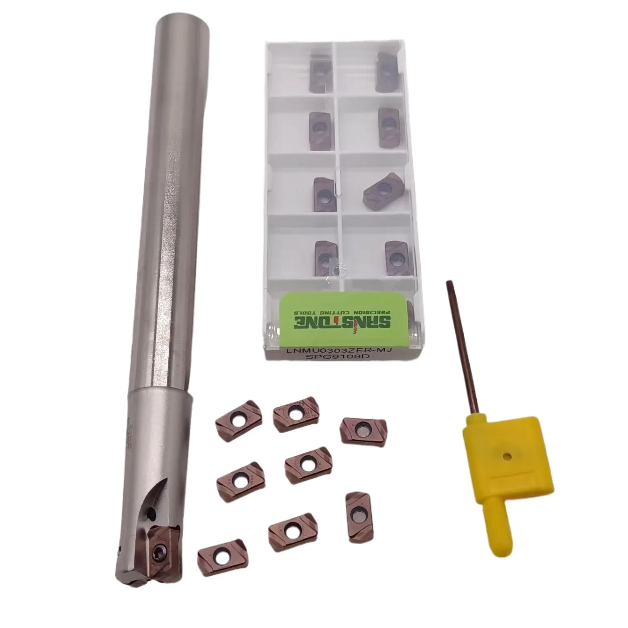 EXN03R-16D-16d-160L-2T CNC Indexable Mold Milling Tools EXN EXN03R Series Milling Holder for LNMU0303ZER Inserts
EXN03R-16D-16d-160L-2T CNC Indexable Mold Milling Tools EXN EXN03R Series Milling Holder for LNMU0303ZER Inserts
