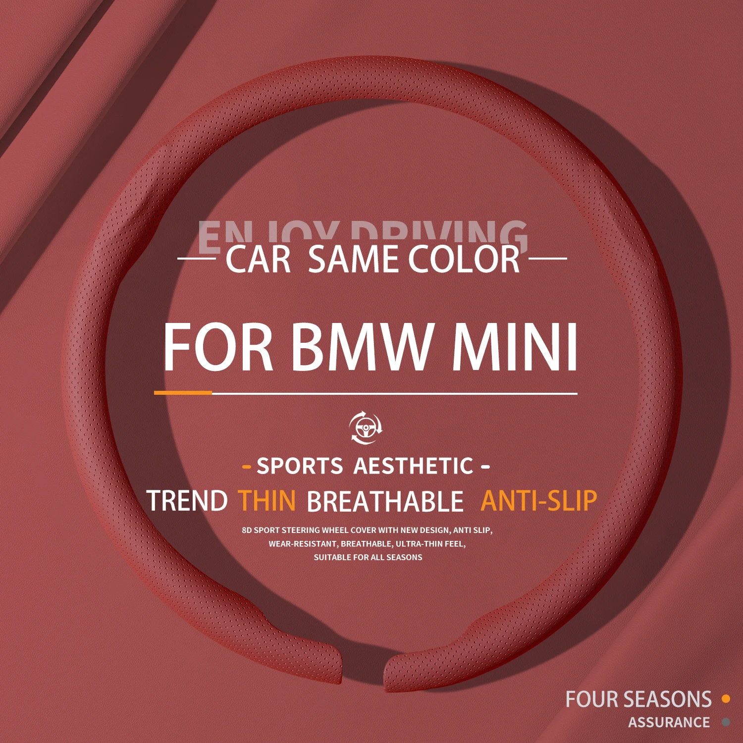 Suitable For BMW Mini Car Steering Wheel Covers COOPER S Cabrio COUNTRYMAN CLUBMAN Automobile Parts Ultra-thin Anti-slip
Suitable For BMW Mini Car Steering Wheel Covers COOPER S Cabrio COUNTRYMAN CLUBMAN Automobile Parts Ultra-thin Anti-slip