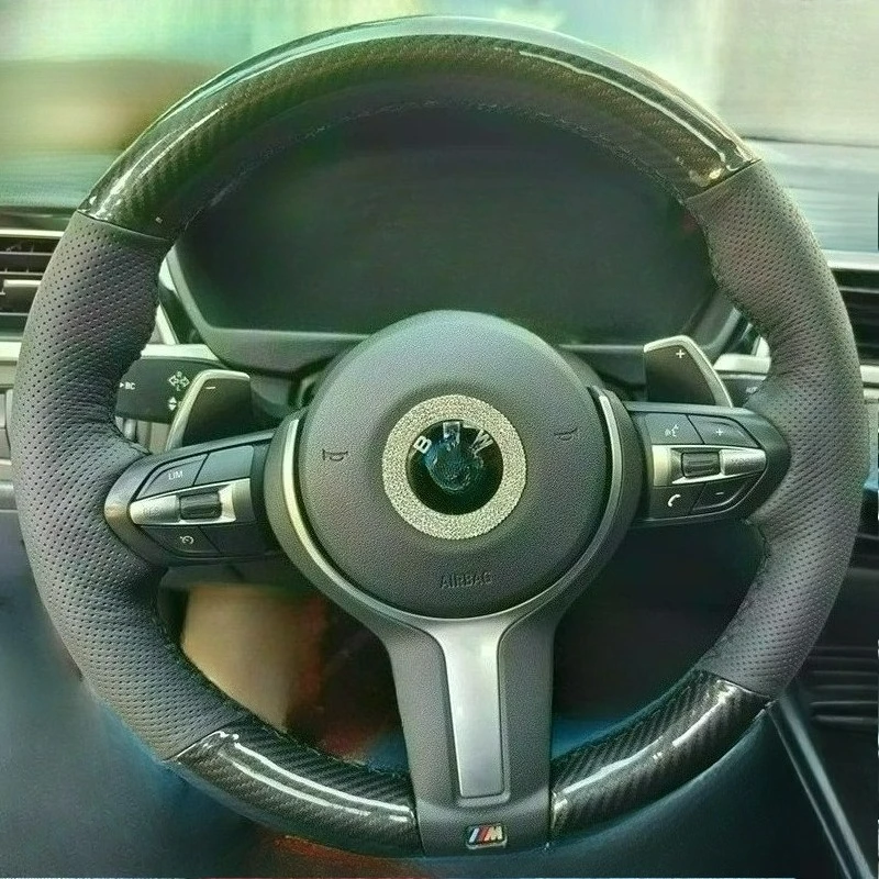 Hand-stitched renovate wear-resistant carbon fiber black leather steering wheel cover For BMW G20 G28 X3 G08 iX3 G30 G38
Hand-stitched renovate wear-resistant carbon fiber black leather steering wheel cover For BMW G20 G28 X3 G08 iX3 G30 G38