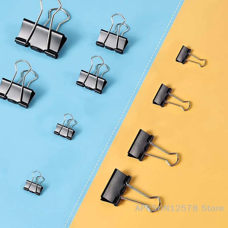 12pcs Metal Binder Clips Multifunction File Letter Tickets Photo Paper Clips Notes Document Grip Clamps Office Binding Supplies
12pcs Metal Binder Clips Multifunction File Letter Tickets Photo Paper Clips Notes Document Grip Clamps Office Binding Supplies