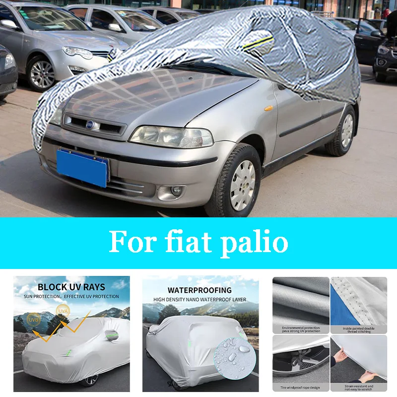 Car Cover Outdoor Full Exterior Snow Cover Sunshade Waterproof Dustproof Protection with Reflective Strips for Fiat Palio
Car Cover Outdoor Full Exterior Snow Cover Sunshade Waterproof Dustproof Protection with Reflective Strips for Fiat Palio
