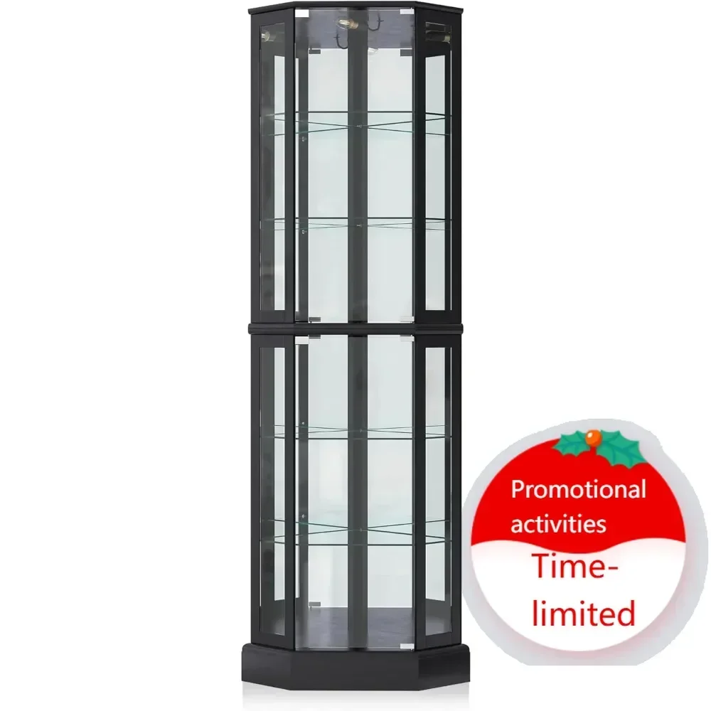 Hot salesHot-sellingLighted 3-Side Glass Display Curio Cabinet with Tempered Glass Doors and Shelves, Curved Wood Corner Cabinet
Hot salesHot-sellingLighted 3-Side Glass Display Curio Cabinet with Tempered Glass Doors and Shelves, Curved Wood Corner Cabinet