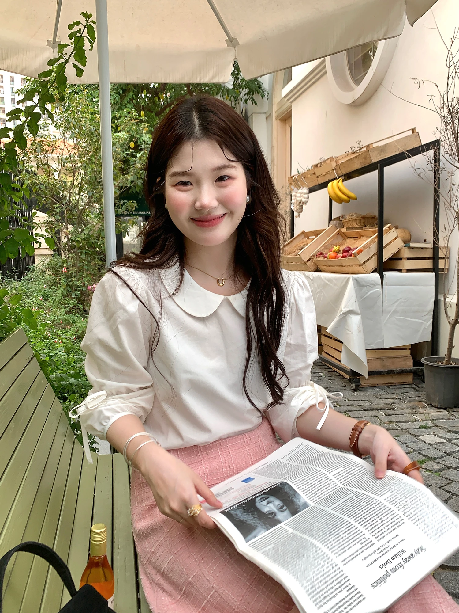 Korean Sle Long Sve Casual irt Women's Doll Collar Spring Autumn Cotton Blend Resistant to Deformation Striped Polka Dot
Korean Sle Long Sve Casual irt Women's Doll Collar Spring Autumn Cotton Blend Resistant to Deformation Striped Polka Dot