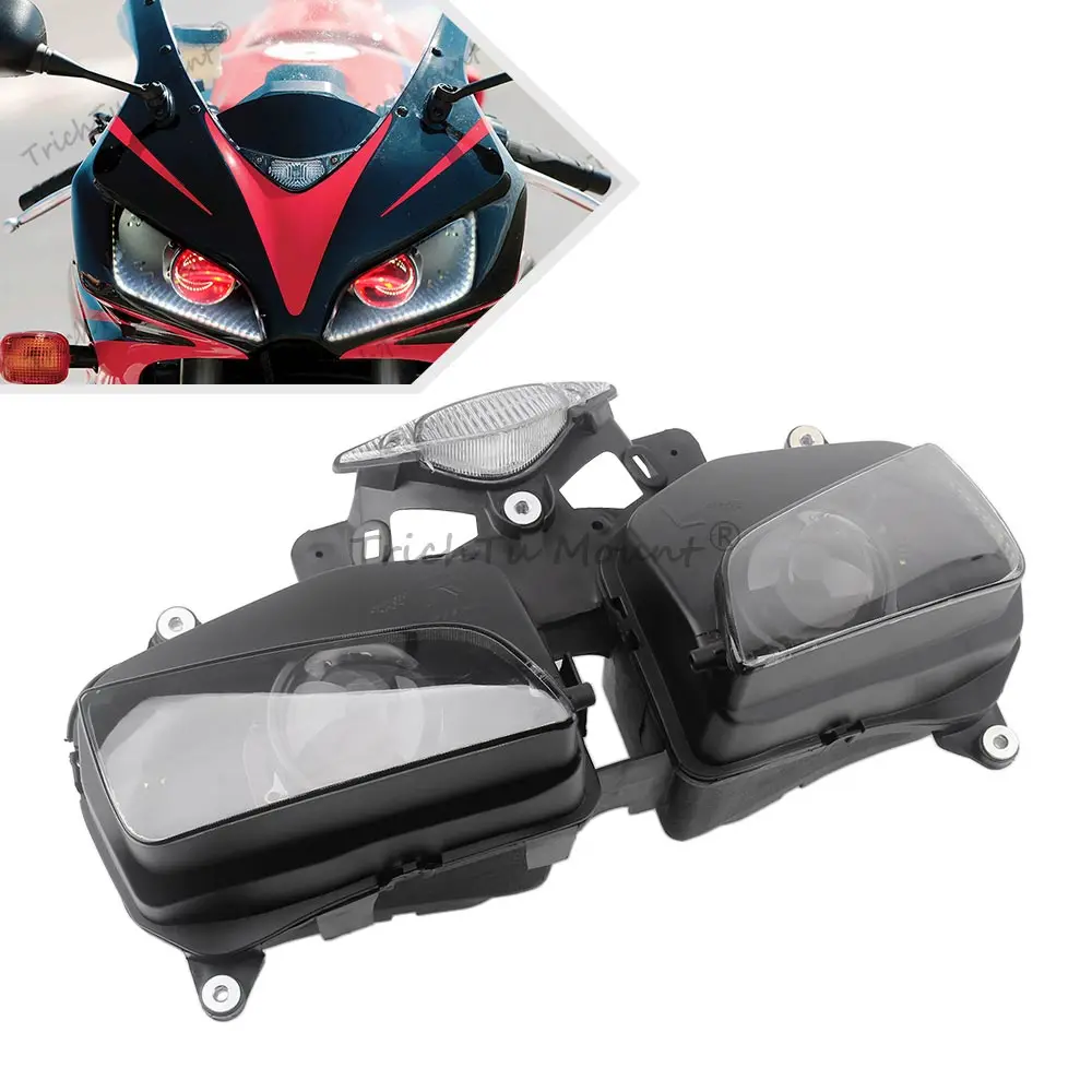 For Honda CBR1000RR 2004 2005 2006 2007 Motorcycle Front Headlight Assembled Projector Head Lamp Assembly Red Devil's Eye
For Honda CBR1000RR 2004 2005 2006 2007 Motorcycle Front Headlight Assembled Projector Head Lamp Assembly Red Devil's Eye