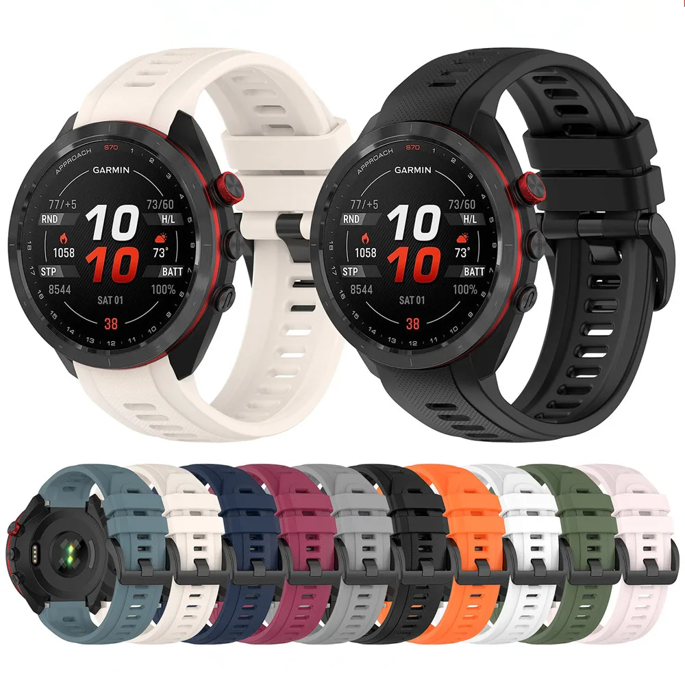 Ремешок для наручных часов Garmin подход S70 42 мм/47 мм, мягкий ремешок для спортивных часов
Ремешок для наручных часов Garmin подход S70 42 мм/47 мм, мягкий ремешок для спортивных часов