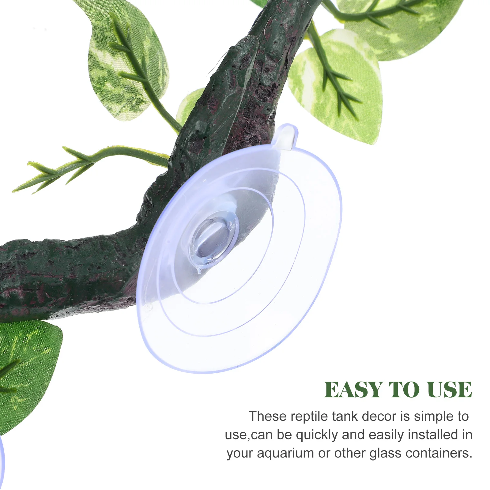 Reptile Climbing Branch Resin Plant Decor for Bearded Dragon Tank Accessories Realistic Reptile Corner Branch Suction Pet
Reptile Climbing Branch Resin Plant Decor for Bearded Dragon Tank Accessories Realistic Reptile Corner Branch Suction Pet