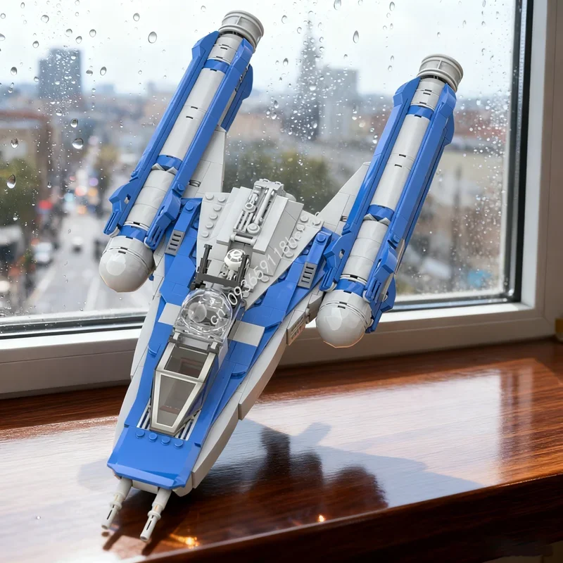 613pcs MOC Star Battle Republic Starfighter Model Building Blocks Architecture Toy Christmas Gifts Creative Idea Education Brick
613pcs MOC Star Battle Republic Starfighter Model Building Blocks Architecture Toy Christmas Gifts Creative Idea Education Brick
