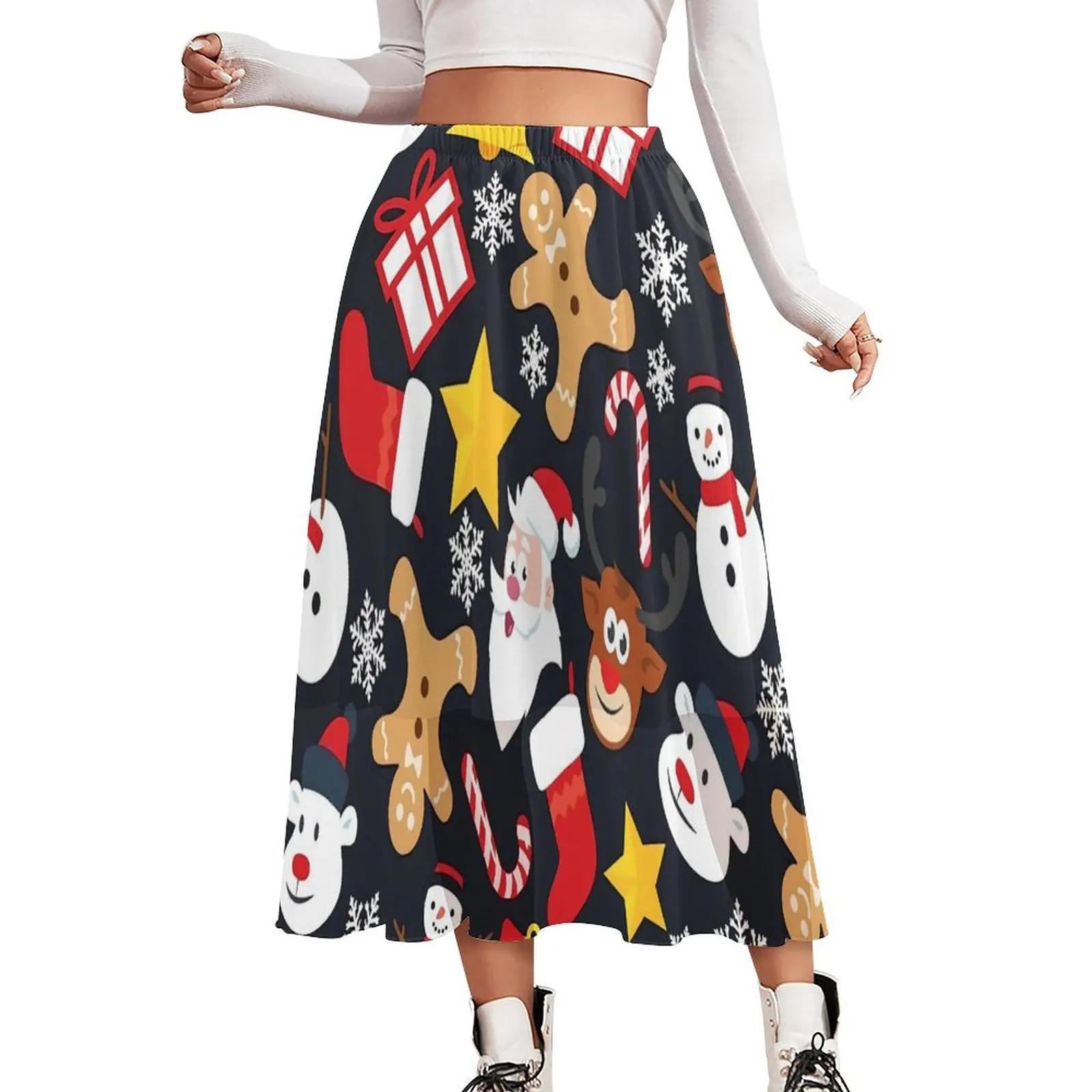 Cool Christmas Skirt Santa Sock Gift Kawaii Long Skirts High Waist Pattern Harajuku Casual Skirt 2XL 3XL 4XL
Cool Christmas Skirt Santa Sock Gift Kawaii Long Skirts High Waist Pattern Harajuku Casual Skirt 2XL 3XL 4XL