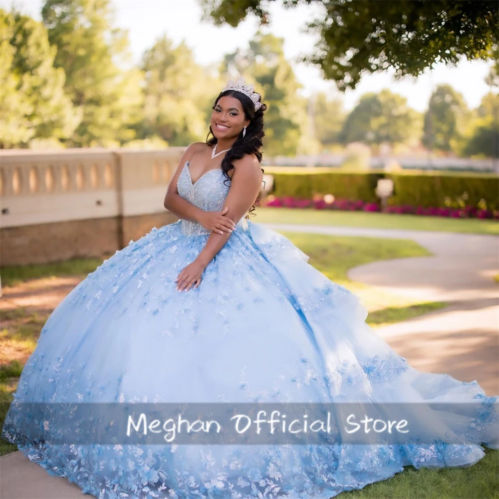 Мексиканское небесно-голубое милое платье Quinceanera 2024 выпускное платье из бисера бальное платье на день рождения с 3D цветами Многоярусное милое выпускное платье 16 15
Мексиканское небесно-голубое милое платье Quinceanera 2024 выпускное платье из бисера бальное платье на день рождения с 3D цветами Многоярусное милое выпускное платье 16 15