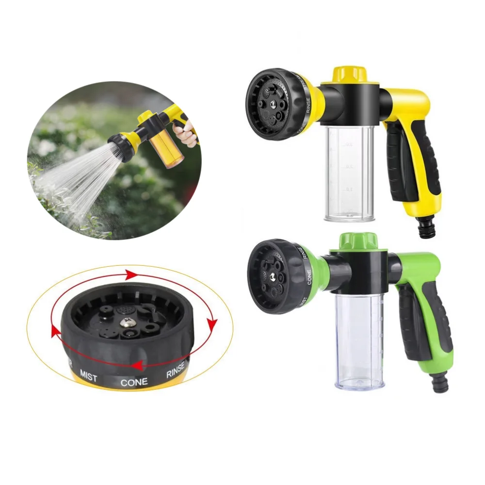 Portable High Pressure Water Gun Car Wash Garden Adjustable Nozzle Hose Watering Gun Lawn Hose Multifunction Irrigation Sprayer
Portable High Pressure Water Gun Car Wash Garden Adjustable Nozzle Hose Watering Gun Lawn Hose Multifunction Irrigation Sprayer
