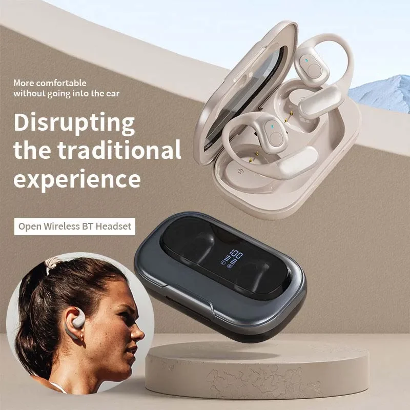 OWS Open Ear Hook Sport Outdoor Indoor Exercise Power Amplifier Noise Canceling Wireless Audifonos Bluetooth Earphone Headphones
OWS Open Ear Hook Sport Outdoor Indoor Exercise Power Amplifier Noise Canceling Wireless Audifonos Bluetooth Earphone Headphones