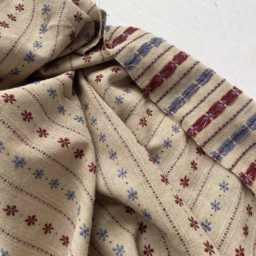 New Hot Selling Beige Color Woven 140x50cm Striped Dark Pattern Cotton Fabric Flower Print Sewing Home Dress Pants Cotton Fabric
New Hot Selling Beige Color Woven 140x50cm Striped Dark Pattern Cotton Fabric Flower Print Sewing Home Dress Pants Cotton Fabric