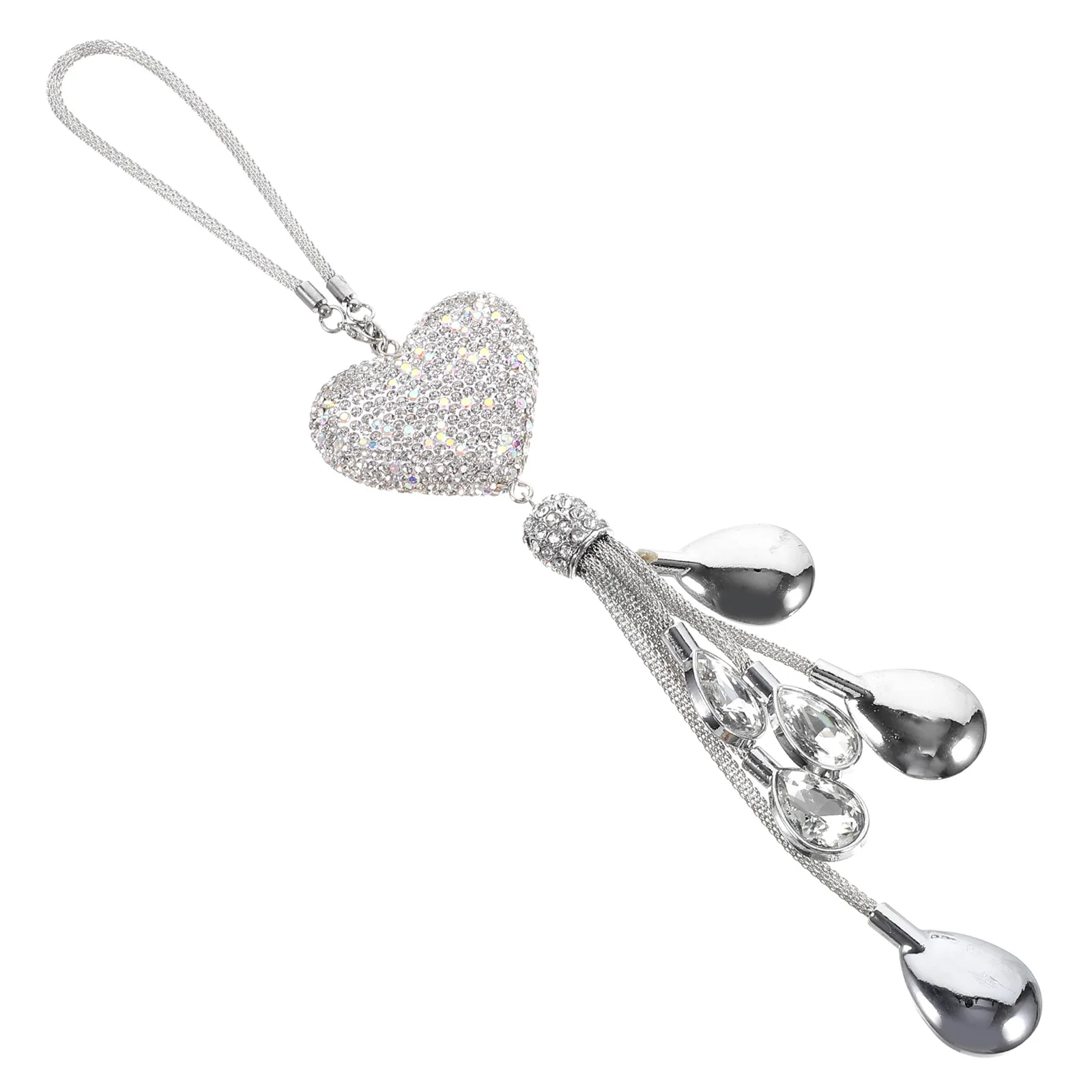 Heart Crystal Car Pendant Rear View Mirror Hanging Ornament Compact Bling Decoration Car Interior Hanging Accessory
Heart Crystal Car Pendant Rear View Mirror Hanging Ornament Compact Bling Decoration Car Interior Hanging Accessory