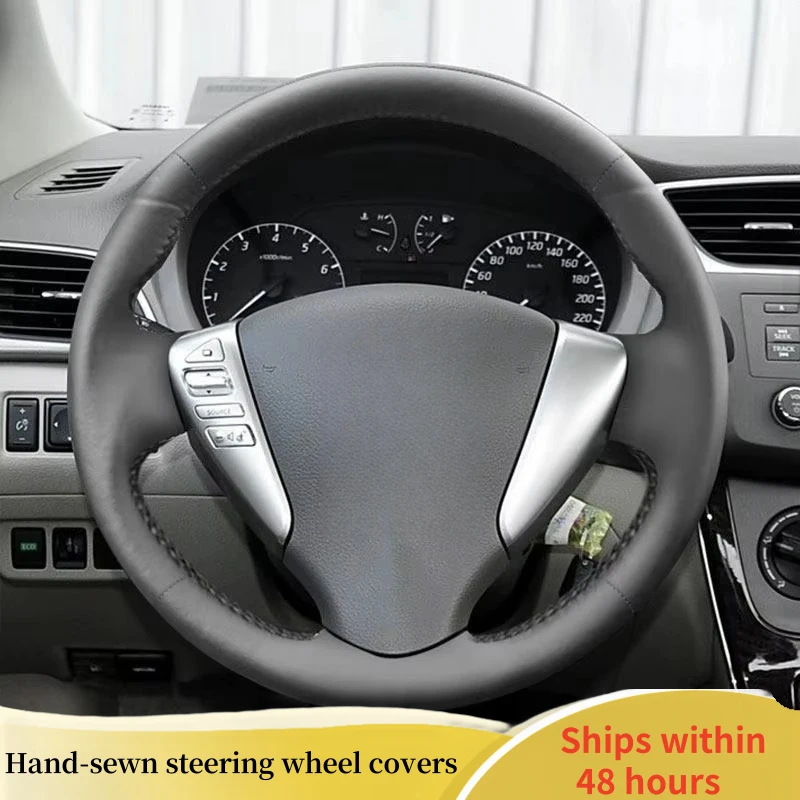 Чехол на руль автомобиля из натуральной кожи для Nissan Versa Note Livina 2013-2015 Tiida Sylphy 2011, автомобильный аксессуар на руль
Чехол на руль автомобиля из натуральной кожи для Nissan Versa Note Livina 2013-2015 Tiida Sylphy 2011, автомобильный аксессуар на руль