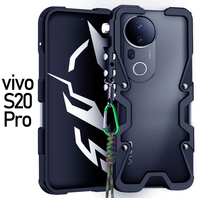 High quality high-end Aluminum alloy hollow heat dissipation back cover For vivo S20 Pro Fall prevention Phone Cover For vivoS20
High quality high-end Aluminum alloy hollow heat dissipation back cover For vivo S20 Pro Fall prevention Phone Cover For vivoS20