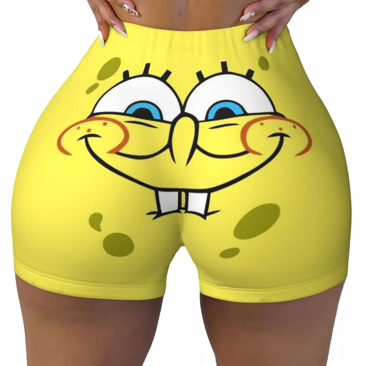 Пользовательские шорты для тренировок SpongeBobed, женские шорты с забавным мультяшным рисунком для спортзала, волейбола, бега, йоги
Пользовательские шорты для тренировок SpongeBobed, женские шорты с забавным мультяшным рисунком для спортзала, волейбола, бега, йоги