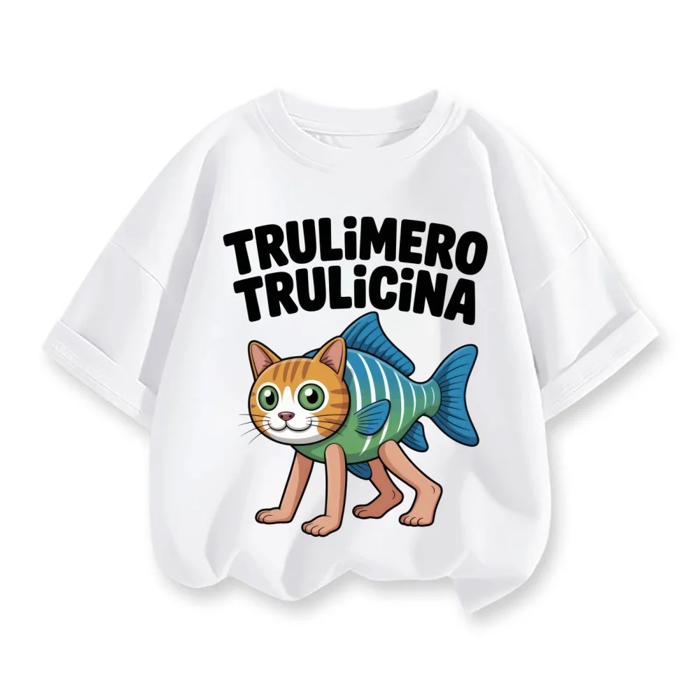 Italian Brainrot Kids T-shirts Funny Cartoon Graphic T-shirt Tung Tungtung Sahur Child Casuals Short Sleeves Tops Boys Clothes
Italian Brainrot Kids T-shirts Funny Cartoon Graphic T-shirt Tung Tungtung Sahur Child Casuals Short Sleeves Tops Boys Clothes
