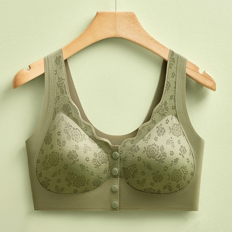 Four Season Seamless Gathering Anti Glare Vest Style Bra for Pregnant Women Fashionable Plus Size Front Opening Nursing Bra
Four Season Seamless Gathering Anti Glare Vest Style Bra for Pregnant Women Fashionable Plus Size Front Opening Nursing Bra