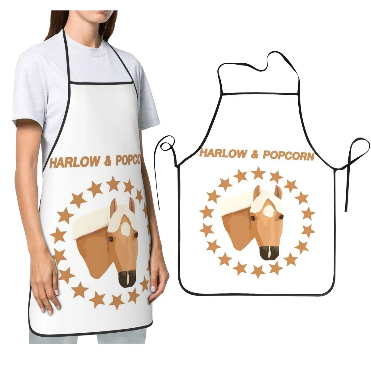 Фартук Harlow And Popcorn Merch Popcorn The Pony 1, фартуки для шеф-повара, кулинарии, нагрудники для уборки кухни, передник для женщин и мужчин
Фартук Harlow And Popcorn Merch Popcorn The Pony 1, фартуки для шеф-повара, кулинарии, нагрудники для уборки кухни, передник для женщин и мужчин