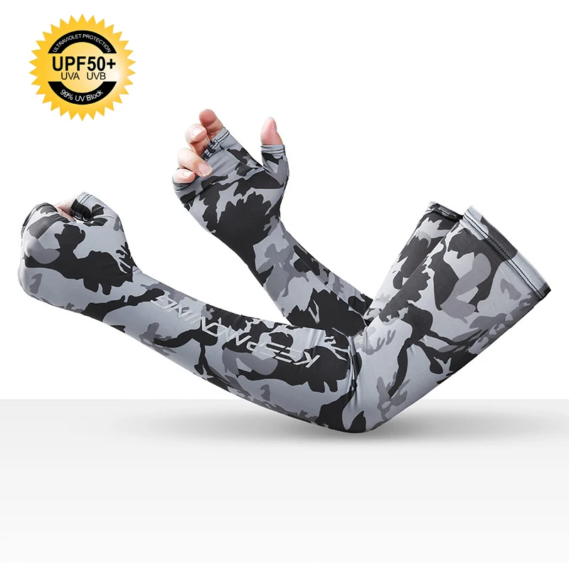Cooling Arm Sleeves Cycling Half Finger Long Sun Protection Gloves Summer Unisex Outdoor Camouflage Ice Silk Fishing Arm Covers
Cooling Arm Sleeves Cycling Half Finger Long Sun Protection Gloves Summer Unisex Outdoor Camouflage Ice Silk Fishing Arm Covers