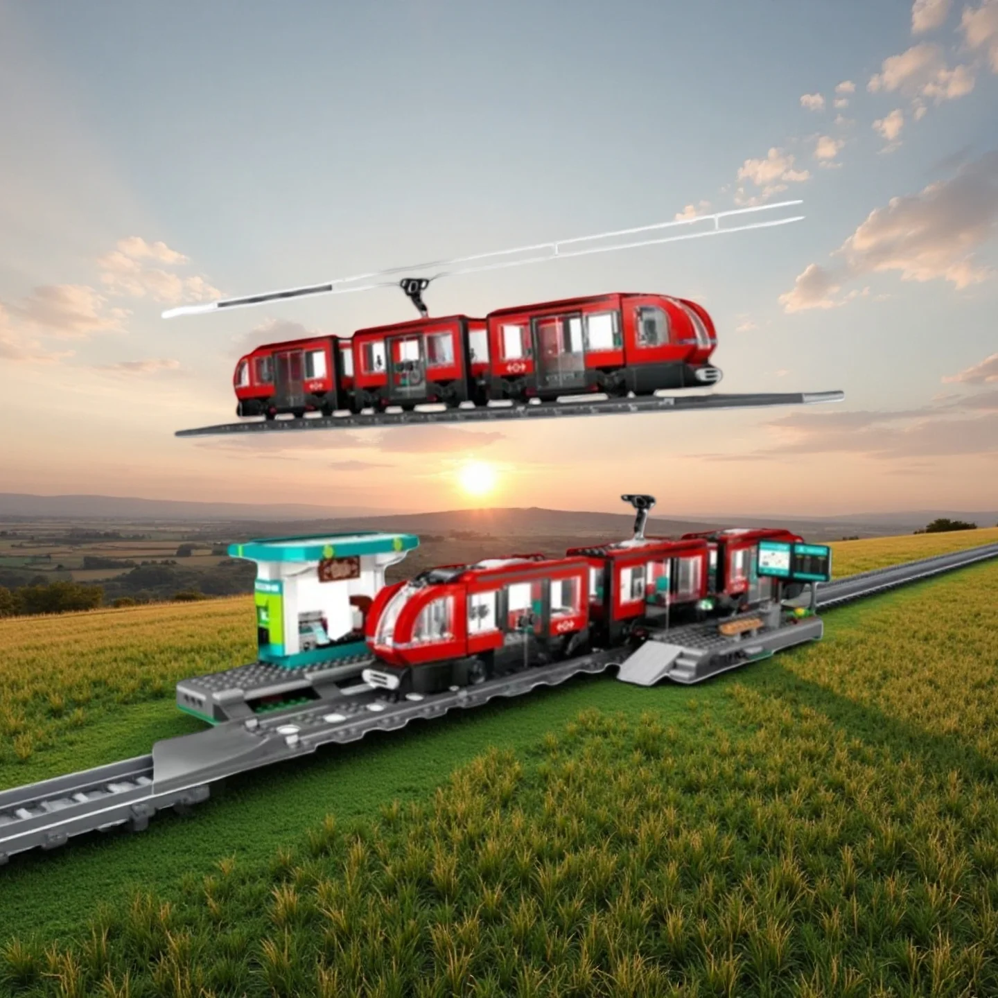 Новинка 2026: Совместимый конструктор серии City, модель-конструктор Трамвайная станция в центре города, сложная игрушка-подарок для мальчиков
Новинка 2026: Совместимый конструктор серии City, модель-конструктор Трамвайная станция в центре города, сложная игрушка-подарок для мальчиков