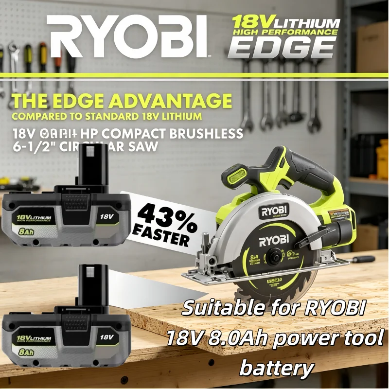 Genuine 18V Li-ion Battery, universal replacement for new RYOBI. No memory effect compatible with P107 P108 RB18L20 power tools
Genuine 18V Li-ion Battery, universal replacement for new RYOBI. No memory effect compatible with P107 P108 RB18L20 power tools
