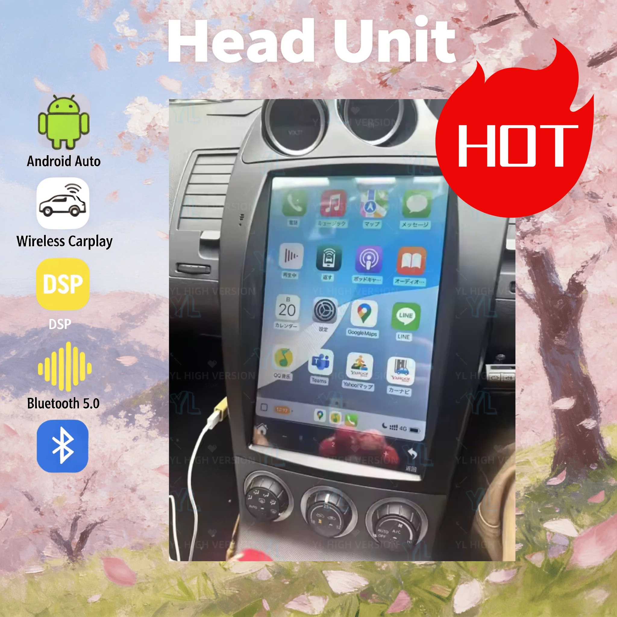 12.1inch Android 14.0 For Nissan 350Z Z33 2002-2007 Wireless CarPlay Car Stereo GPS Navigation Multimedia Player Radio Head Unit
12.1inch Android 14.0 For Nissan 350Z Z33 2002-2007 Wireless CarPlay Car Stereo GPS Navigation Multimedia Player Radio Head Unit